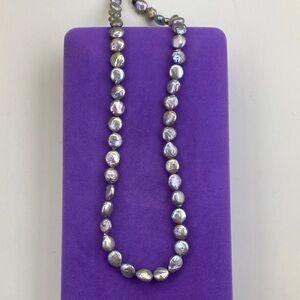 💛 Vintage 925 Peacock Pearl Necklace